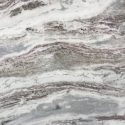 Beautiful fantasy brown polished quartzite countertop material.