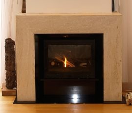 granite fireplace surround