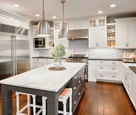 Contemporary Transitional Kitchen Remodel by MC Granite Countertops Nashville project photo